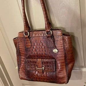 Brahmin small tote shoulder bag, some wear minimal damage interior